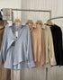 MATINEE Spring Collar Down Stylish Shirt With Skirt Sets